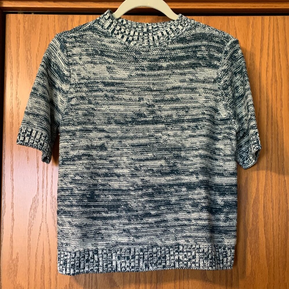 Garnet Hill Short Sleeve Sweater